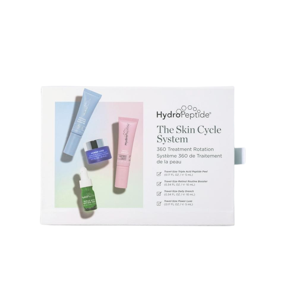 Набір із бестселерами бренду HydroPeptide The Skin Cycle System 360 Treatment Rotation